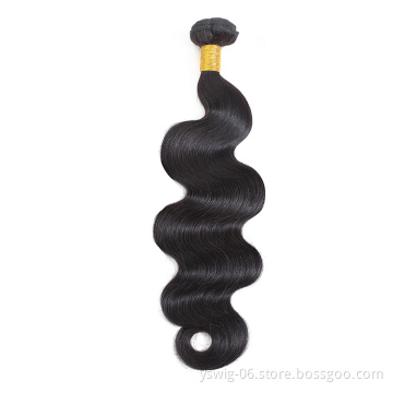 Real 8A Mink Peruvian Human Hair Extension Double Weft Body Wave Peruvian Virgin Hair 3 4 Bundles Factory Supplier Wholesale